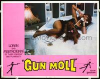 7r349 GUN MOLL LC #8 '75 Sophia Loren half-dressed on bed & looking incredible at 41!