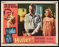 7r375 HITLER LC #2 '62 Richard Basehart as Adolf is not a success with the ladies!