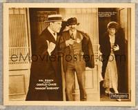 7r414 INNOCENT HUSBANDS LC '25 Charley Chase manhandles hotel house detective, Hal Roach!