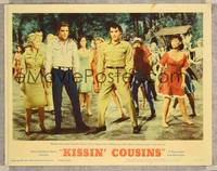 7r435 KISSIN' COUSINS LC #6 '64 hillbilly Elvis Presley and his lookalike Army twin in same scene!