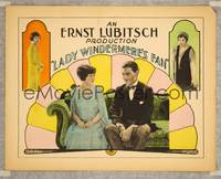 7r448 LADY WINDERMERE'S FAN LC '25 Ernst Lubitsch, close up of Ronald Colman & May McAvoy!