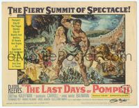 7r046 LAST DAYS OF POMPEII TC '60 art of mighty Steve Reeves in the fiery summit of spectacle!