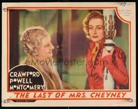 7r455 LAST OF MRS. CHEYNEY LC '37 Jessie Ralph believes that Joan Crawford is an honest woman!