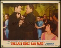 7r457 LAST TIME I SAW PARIS LC #4 '54 Van Johnson is outraged to find wife Elizabeth Taylor w/man!
