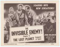 7r048 LOST PLANET Chap 13 TC '53 Judd Holdren, sci-fi serial, The Invisible Enemy!