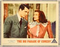 7r527 MGM'S BIG PARADE OF COMEDY LC #2 '64 great close up of Cary Grant & Katharine Hepburn!