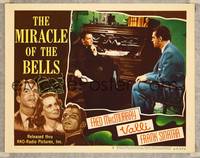 7r530 MIRACLE OF THE BELLS LC #8 '48 priest Frank Sinatra talks with press agent Fred MacMurray!