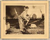7r538 MOONLIGHT & NOSES LC '25 Clyde Cook spooked in graveyard, directed by Stan Laurel!