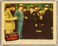 7r541 MR. DISTRICT ATTORNEY LC #7 '46 Dennis O'Keefe & Adolphe Menjou arresting gangsters!