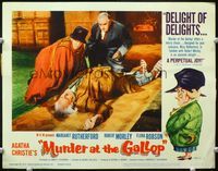 7r546 MURDER AT THE GALLOP LC #2 '63 detective Margaret Rutherford discovers dead body on floor!