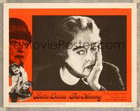 7r556 NANNY LC #8 '65 close up portrait of Bette Davis with hand on her face!