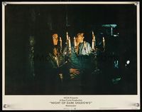 7r565 NIGHT OF DARK SHADOWS LC #7 '71 David Selby & Kate Jackson holding candles in the dark!