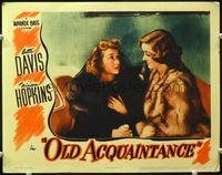 7r588 OLD ACQUAINTANCE LC '43 great close up of Bette Davis & Miriam Hopkins, both wearing furs!