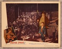 7r591 OLIVER TWIST LC #4 '51 directed by David Lean, Howard Davies guarded in the poor house!