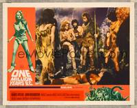 7r600 ONE MILLION YEARS B.C. LC #7 '40 sexy babe Raquel Welch with other cavemen!