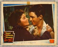 7r616 PHILADELPHIA STORY LC '40 best romantic close up of Katharine Hepburn & James Stewart!