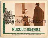 7r665 ROCCO & HIS BROTHERS LC #4 '61 Visconti, half-dressed Annie Girardot with arms outstretched!