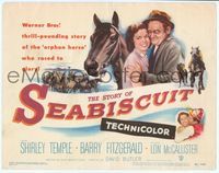 7r080 STORY OF SEABISCUIT TC '49 Shirley Temple, Barry Fitzgerald, cool horse racing images!