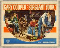 7r685 SERGEANT YORK LC #4 R49 Howard Hawks, hillbilly Gary Cooper with June Lockhart!