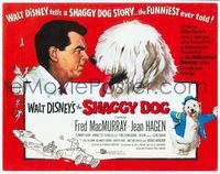 7r071 SHAGGY DOG TC '59 Disney, Fred MacMurray in the funniest sheep dog story ever told!