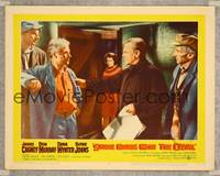 7r694 SHAKE HANDS WITH THE DEVIL LC #6 '59 James Cagney argues w/Cusack as Glynis Johns watches!