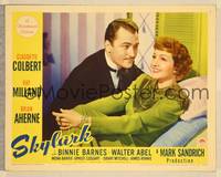 7r709 SKYLARK LC '41 close up of Brian Aherne in tuxedo with smiling Claudette Colbert!