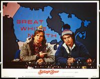 7r739 STRANGE BREW LC #4 '83 close up of hosers Rick Moranis & Dave Thomas with lots of beer!