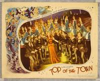 7r787 TOP OF THE TOWN LC '37 Doris Nolan singing in lavish production number with huge chorus!