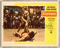 7r806 ULYSSES LC #5 '55 sword-and-sandal, Kirk Douglas wrestles on Nausicaa's island!