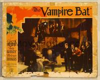 7r817 VAMPIRE BAT LC '33 huge crowd of people in dungeon examining female victim on table!