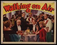 7r825 WALKING ON AIR LC '36 Ann Sothern, Gene Raymond & Henry Stephenson at fancy dinner party!