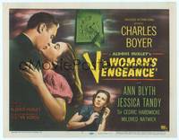 7r097 WOMAN'S VENGEANCE TC '47 Charles Boyer, Jessica Tandy, Ann Blyth, written by Aldous Huxley!