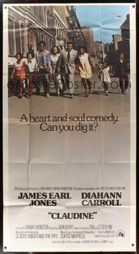 7v511 CLAUDINE int'l 3sh '74 sweet-talking James Earl Jones romances Diahann Carroll!
