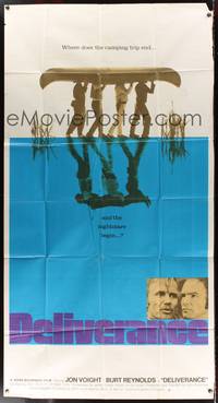 7v546 DELIVERANCE int'l 3sh '72 John Boorman classic, different image of men carrying canoe!