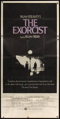 7v576 EXORCIST int'l 3sh '74 William Friedkin, Max Von Sydow, William Peter Blatty horror classic!
