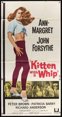 7v707 KITTEN WITH A WHIP 3sh '64 John Forsythe, great full-length image of sexy Ann-Margret!