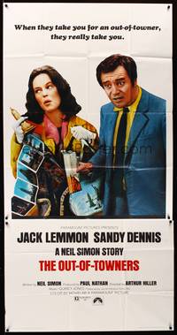 7v779 OUT-OF-TOWNERS 3sh '70 Jack Lemmon, Sandy Dennis, written by Neil Simon!