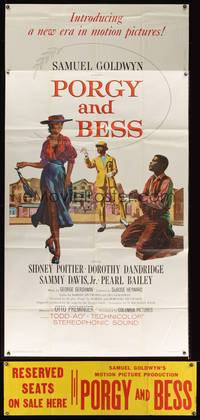 7v794 PORGY & BESS 3sh '59 art of Sidney Poitier, Dorothy Dandridge & Sammy Davis Jr.!