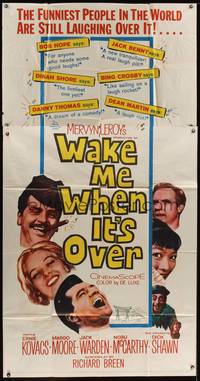 7v927 WAKE ME WHEN IT'S OVER 3sh '60 Ernie Kovacs in the funniest picture since fun was born!