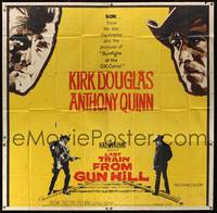 7v065 LAST TRAIN FROM GUN HILL 6sh '59 Kirk Douglas, Anthony Quinn, directed by John Sturges!