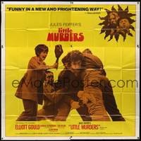 7v070 LITTLE MURDERS int'l 6sh '70 written by Jules Feiffer, directed by Alan Arkin!