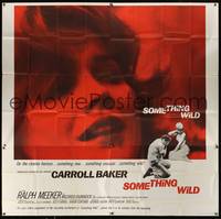 7v103 SOMETHING WILD 6sh '62 Ralph Meeker, super close-up of Carroll Baker!