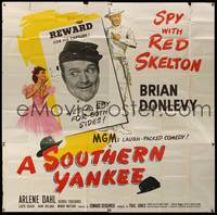 7v104 SOUTHERN YANKEE 6sh '48 sexy Arlene Dahl looks at Red Skelton on wanted poster, different!
