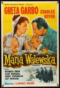 7v302 CONQUEST Argentinean R40s Greta Garbo as Marie Walewska, Charles Boyer as Napoleon Bonaparte