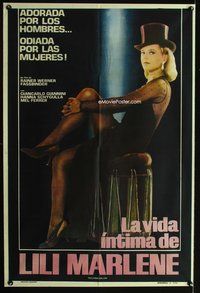 7v350 LILI MARLEEN Argentinean '81 Rainer Werner Fassbinder, sexy showgirl Hanna Schygulla!