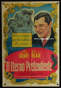 7v372 ONCE UPON A TIME Argentinean R50s artwork of Cary Grant, & top cast playing harmonicas!