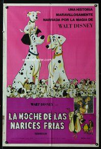 7v374 ONE HUNDRED & ONE DALMATIANS Argentinean R70s Walt Disney classic, great cartoon image!