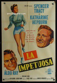7v385 PAT & MIKE Argentinean '52 not much meat on Katharine Hepburn but what there is, is choice!