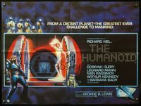 7v191 HUMANOID British quad '79 art of Richard Kiel in space suit, wacky Italian Star Wars rip-off