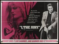 7v192 I THE JURY British quad '82 different image of Assante as Mike Hammer + sexy Barbara Carrera